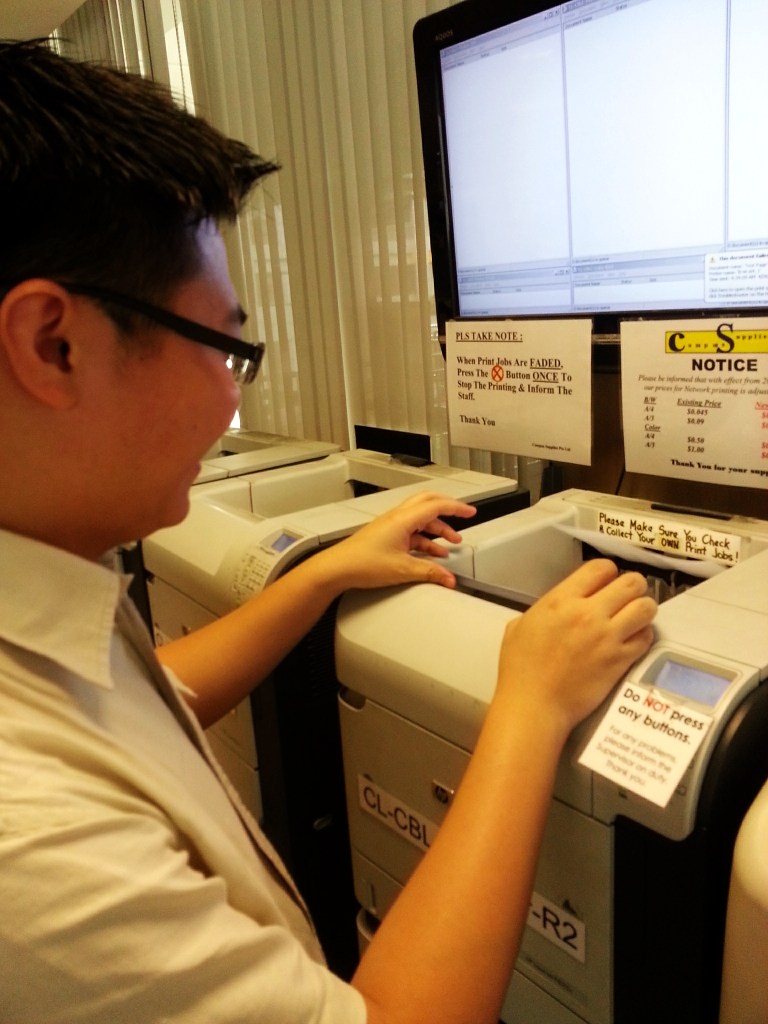 Waiting anxiously for my thesis to be printed - all 41 pages of it!